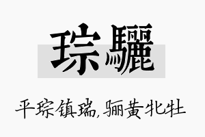 琮骊名字的寓意及含义