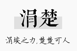 涓楚名字的寓意及含义