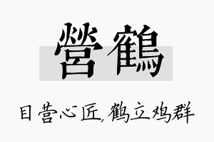 营鹤名字的寓意及含义