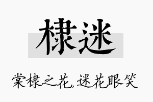 棣迷名字的寓意及含义