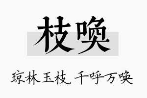 枝唤名字的寓意及含义