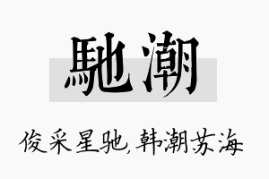 驰潮名字的寓意及含义