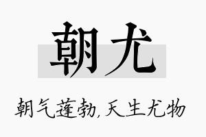 朝尤名字的寓意及含义