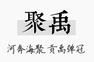 聚禹名字的寓意及含义