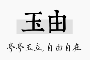 玉由名字的寓意及含义