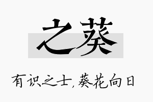 之葵名字的寓意及含义