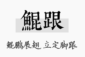 鲲跟名字的寓意及含义