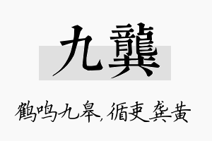 九龚名字的寓意及含义