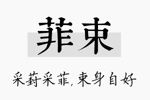 菲束名字的寓意及含义