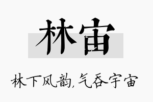 林宙名字的寓意及含义