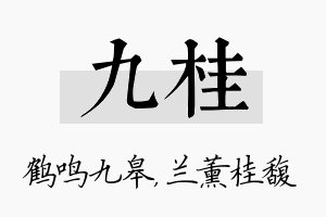 九桂名字的寓意及含义