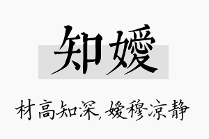 知嫒名字的寓意及含义