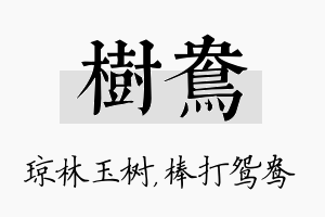 树鸯名字的寓意及含义