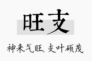 旺支名字的寓意及含义