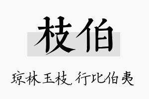 枝伯名字的寓意及含义