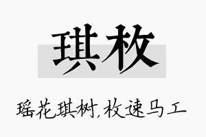 琪枚名字的寓意及含义