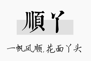 顺丫名字的寓意及含义