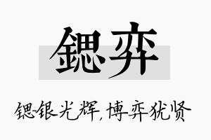 锶弈名字的寓意及含义