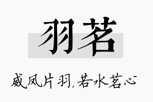 羽茗名字的寓意及含义