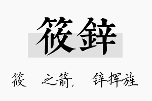 筱锌名字的寓意及含义