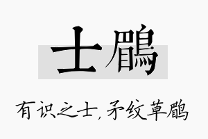 士鹛名字的寓意及含义