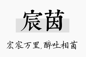 宸茵名字的寓意及含义