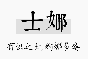 士娜名字的寓意及含义