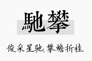 驰攀名字的寓意及含义