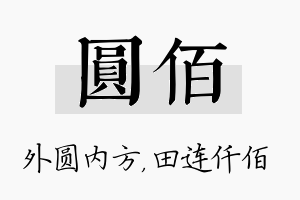 圆佰名字的寓意及含义