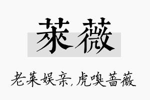 莱薇名字的寓意及含义