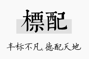 标配名字的寓意及含义