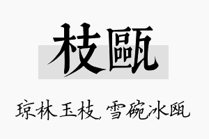 枝瓯名字的寓意及含义