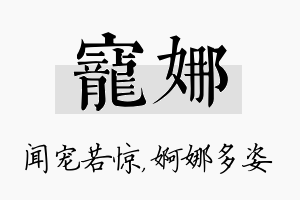 宠娜名字的寓意及含义