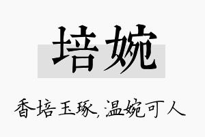 培婉名字的寓意及含义