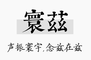 寰兹名字的寓意及含义