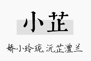 小芷名字的寓意及含义