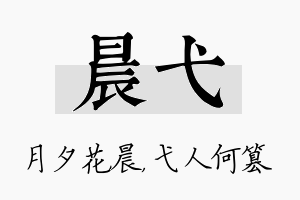 晨弋名字的寓意及含义