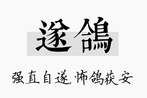 遂鸽名字的寓意及含义