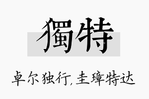 独特名字的寓意及含义