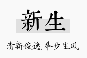 新生名字的寓意及含义