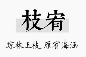 枝宥名字的寓意及含义