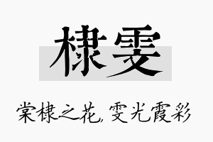 棣雯名字的寓意及含义