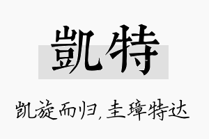 凯特名字的寓意及含义