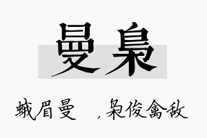 曼枭名字的寓意及含义