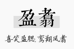 盈翥名字的寓意及含义