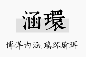 涵环名字的寓意及含义