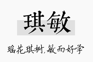 琪敏名字的寓意及含义