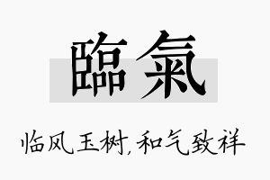 临气名字的寓意及含义