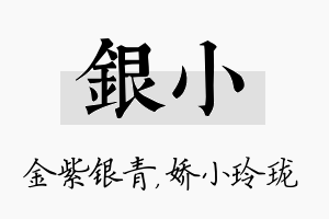 银小名字的寓意及含义