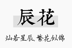 辰花名字的寓意及含义